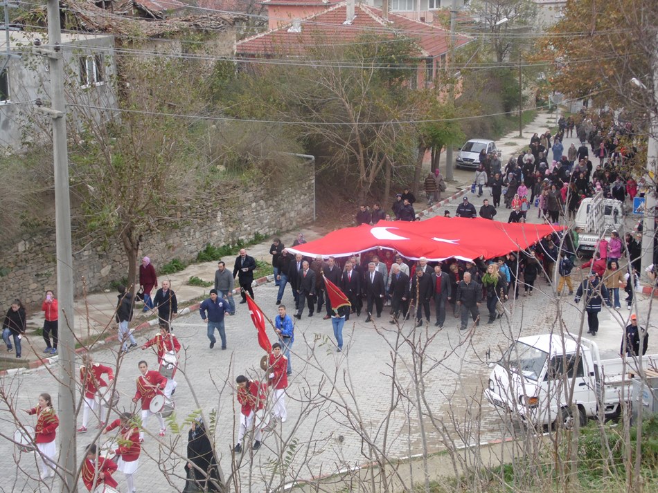Şanlı Türk Bayrağımızın açılış töreni yapıldı…