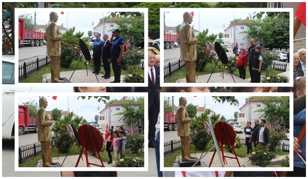 19 Mayıs Atatürk’ü Anma Gençlik ve Spor Bayramı çelenk töreni yapıldı…