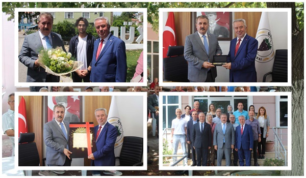 Büyük Birlik Partisi Genel Başkanı Mustafa DESTİCİ’ den beldemize ziyaret…